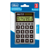 Calculadora Tilibra Tc18 Cinza 12 Dígitos Bolso 304727