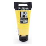 Pintura Acrilica Politec Serie 3000 Tubo Colores A Escoger Color Amarillo 3027