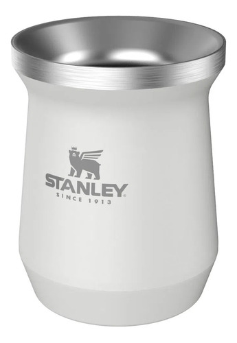 Mate Blanco Modelo Clasico 236 Ml Acero Inoxidable Stanley 