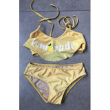 Malla Bikini Nena Amarilla Talle 10 Luz De Mar