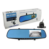 Retrovisor Interno C/ 2 Câmeras Ré E Frontal 1080p Hd + Dvr