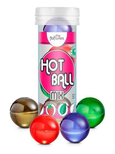 Bolinha Hot Ball Mix Aroma E Sabor Hot Flowers 