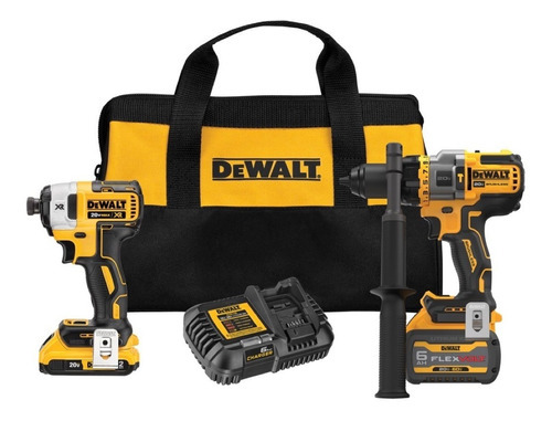 Kit Combinado Dewalt Flexvolt Advantage 20v Color Amarillo/negro 20v/60v