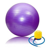 Pelota Pilates Esferodinamia 55cm Fitness + Inflador El Rey