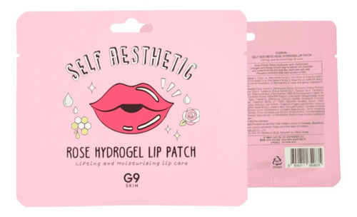 G9skin Self Aesthetic Rose Hydrogel Lip Patch Tipo De Piel Seca