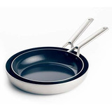 Blue Diamond Cookware Juego De Sartén Antiadherente De Cerám