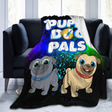 Manta De Franela Con Impresin 3d De Puppy Dog Lovely Pals, S