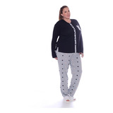 Pijama De Mujer Invierno Talles Super Especiales Art 807