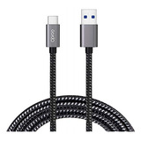 Cable Trenzado Duradero De Usb-c A Usb-a 3.1 De Carga Rápida