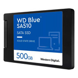 Disco Sólido Interno Western Digital  Sa510 Wds500g3b0a 500gb Azul Original E Lacrado