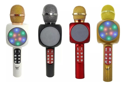 Micrófono Parlante 2en1 Inalámbrico Karaoke Fiestas Portátil