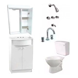 Juego Combo Completo Botiquín Griferías Sanitarios Baño