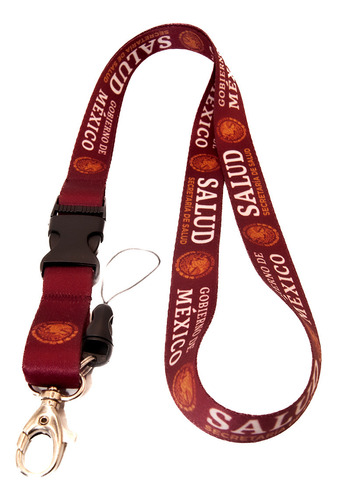 Secretaría De Salud Porta Gafete Lanyard