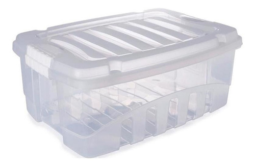 Caixa Cesto Organizador Transparente Gran Box 8,5l Plasutil