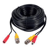 Cable Bnc Camaras Seguridad Cctv Video Poder 15 Mts 