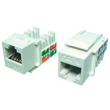 Conector Rj45 Femea Cat6 Branco Keystone Pacote Com 250 Pçs