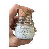 Lembrancinha Mini Vela Aromática Personalizada - 15 Unidades