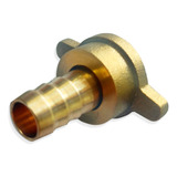 Niple Bronce Hi 1/2  Conector Espiga Pipa Recta 1/4