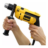 Furadeira De Impacto 13mm Dewalt, Modelo Dwd502, Ferramenta Profissional Com Velocidade Variável E Reversível, Potência 710w, 220v