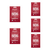 Kit 5 Sachês - Sos Máscara Reconstrução 50g - Felps