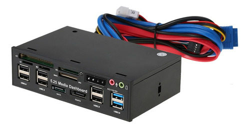 Leitor De Cartão Interno Usb 3.0 Hub Esata Sata Port