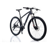 Bicicleta Deeper Aro 29 - 27v Com Freio Hidráulico Suspensao Com Trava De Ombro Cubos K7 Com Rolamento Blindado E K/7 11/36 Grafite 17