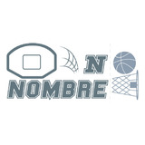 Vinilos Adhesivo Decorativo Niño Baloncesto + Nombre, Numero