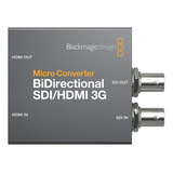 Micro Convertidor Bidireccional Sdi A Hdmi Blackmagic Psu 3g