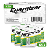 Pilas Recargables Energizer Aaa 700 Mah Blister 12 Unidades