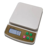 Balança Digital De Precisão Cozinha 10kg Pesar Alimento Cor Branco