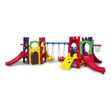 Playground Petit Play Plus C/ Balanço Jet Duplo Parque Freso Cor Colorido