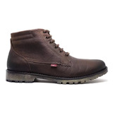 Bota Masculino Coturno Ferracini Couro Cross 9945 5