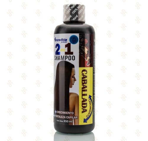 Shampoo Minoxidil Con Caballada 2 En 1 Crecimiento 950ml