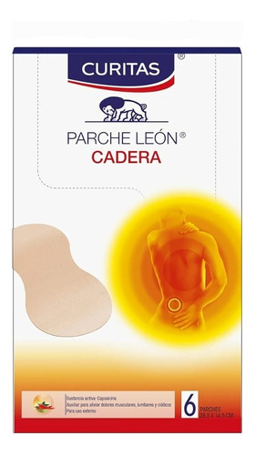 Curitas Parche León Cadera 6 Piezas 