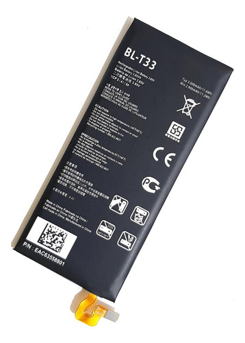 Batería Para LG Q6 M700 Bl-t33 3000 Ma Alta Calidad Gtia