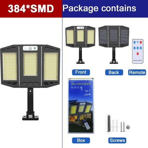 Lámpara Solar Al Aire Libre De Luz De Calle Solar 8000watts