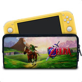 Case Bolsa Estojo Nintendo Switch Protetora Lite Vários Tema