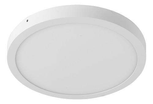 Plafon Led Sobrepor Redondo Aluminio Branco 32w Yamamura