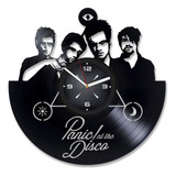 Reloj De Pared Con Disco De Vinilo Lp Musical. Decoración Pa