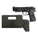 Airsoft Spring Pistola Full Metal Rossi Pt92 + Case + Coldre