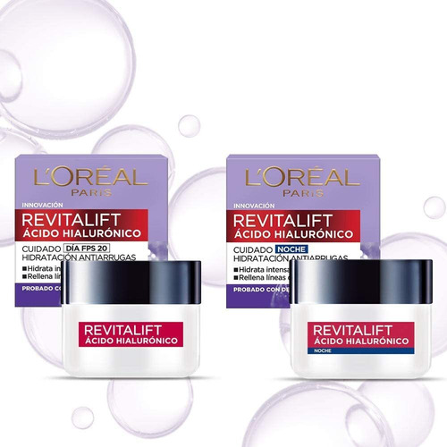 Cuidado Facial Crema L`oreal Paris Revitalift Morado 