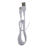 Cable Cargador P/ iPhone 5 6 7 8 X Anti Break 2.1 Usb 1mt