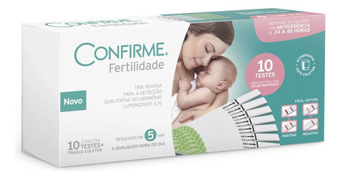 Confirme Teste De Fertilidade Feminina C/ 10 Tiras Reagentes