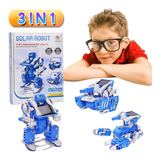Juguete Educativo Robot Solar 3 En 1 Armable, Niño