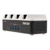 Estacion De Carga Con Proteccion Forza 4 Tomas + 4 Usb 1300w