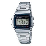 Reloj Pulsera Casio Youth Series Ae-1000 De Cuerpo Color Gris, Digital, Para Hombre, Fondo Negro, Con Correa De Resina Color Negro, Dial Negro, Subesferas Color Gris, Minutero/segundero Negro, Bisel C