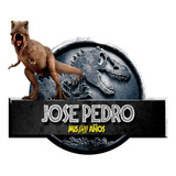 Logo Digital Jurassic World Dinosaurio Personalizado
