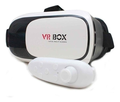 Óculos Vr Box 2.0 Realidade Virtual + Controle Cardboard 3d