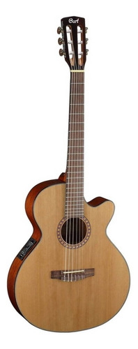 Guitarra Clásica Cort Classic Series Cec5 Para Diestros Natural Glossy High-tech