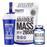 Combo Hipercalórico 3kg + Bcaa + Coqueteleira - Profit